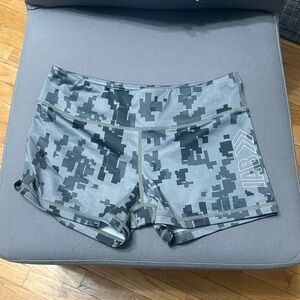 AB Women's Camo Athletic Shorts - Gray